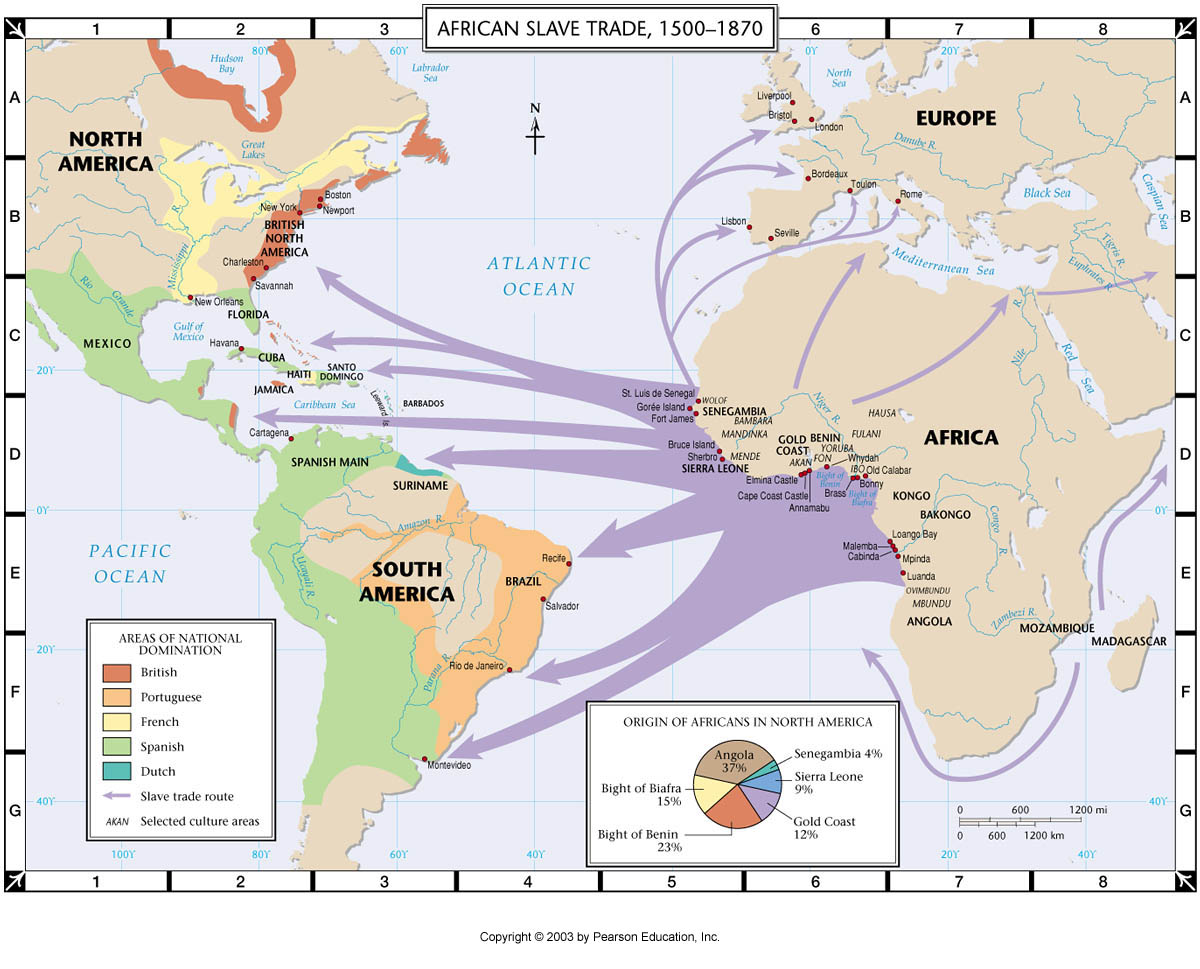 Slave trade routes